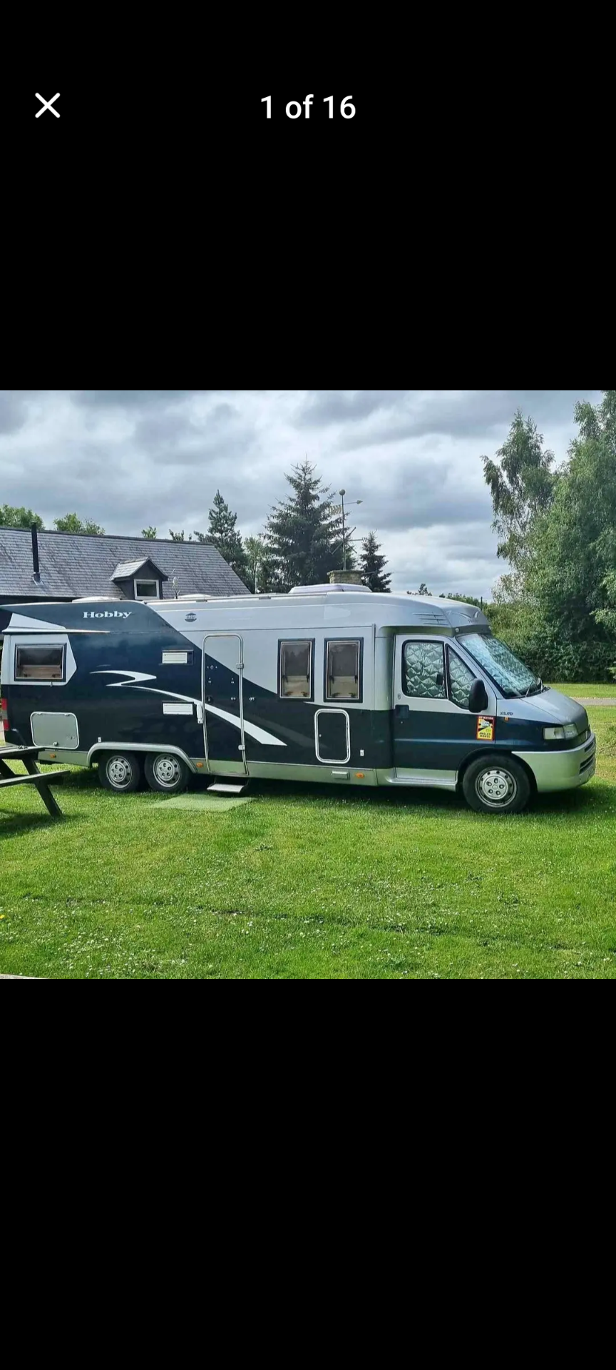 Fiat Ducato maxi Motorhome  for hire in  Waterlooville