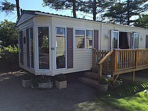 Bluebird Senator Static Caravan  for hire in  Narbeth