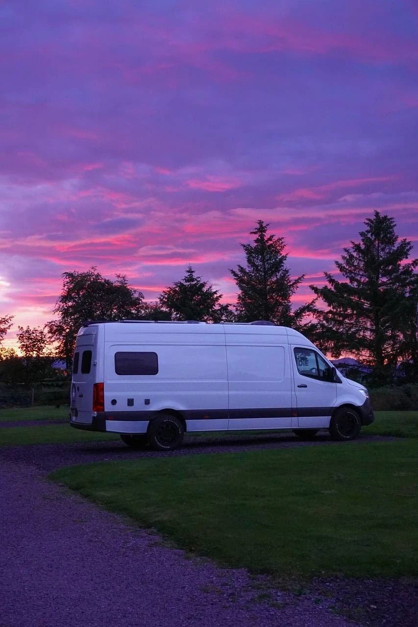 Rum- Mercedes Sprinter Campervan  for hire in  Straiton