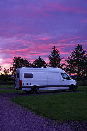 Rum- Mercedes Sprinter Campervan  for hire in  Straiton