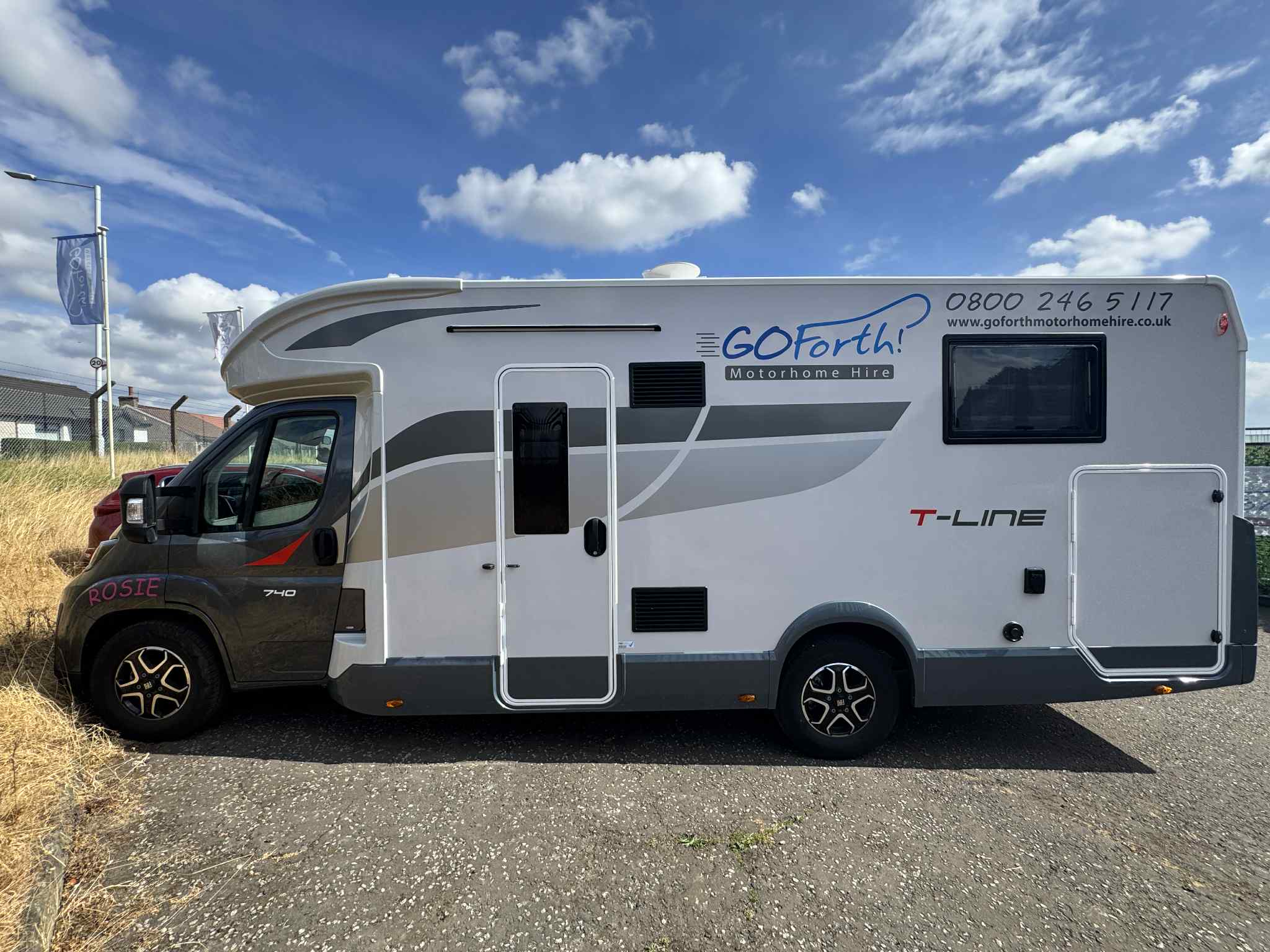 Rollerteam T-Line 740 [Rosie 🌹] Motorhome  for hire in  Cowdenbeath