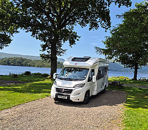 Kayden - Fiat Burstner Lyseo IT590 Harmony Motorhome  for hire in  Canal Road