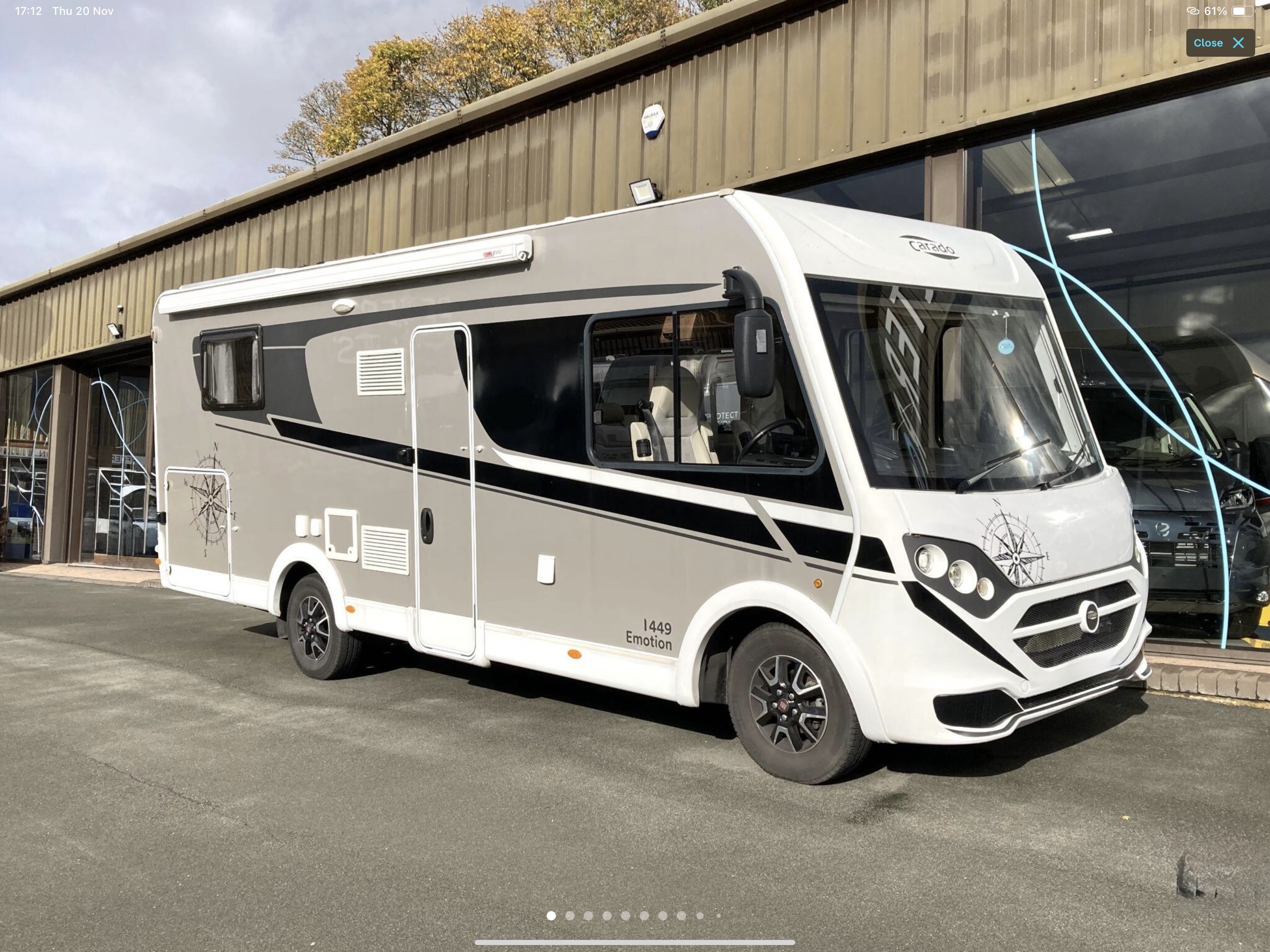 Hymer Carado I144 Emotion Motorhome  for hire in  Cambridge