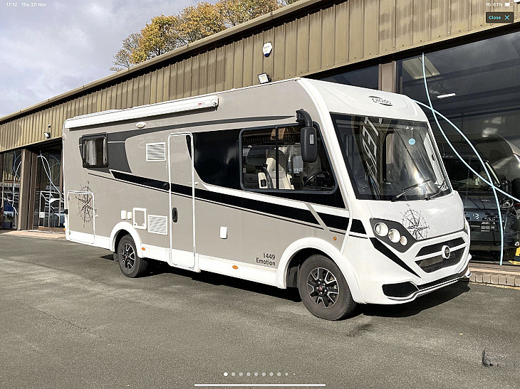 Hymer Carado I144 Emotion hire Cambridge