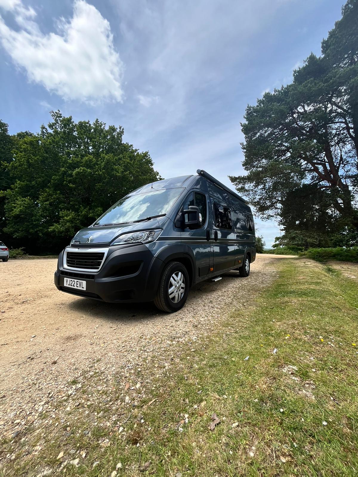 Peugeot Boxer Campervan  for hire in  Lyndhurst