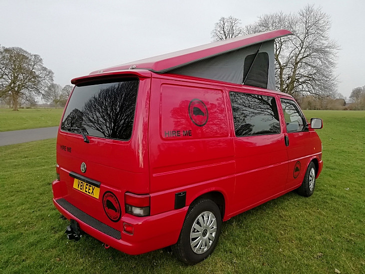 Campervan hire Carlisle - Volkswagen T4 Pop Up Roof