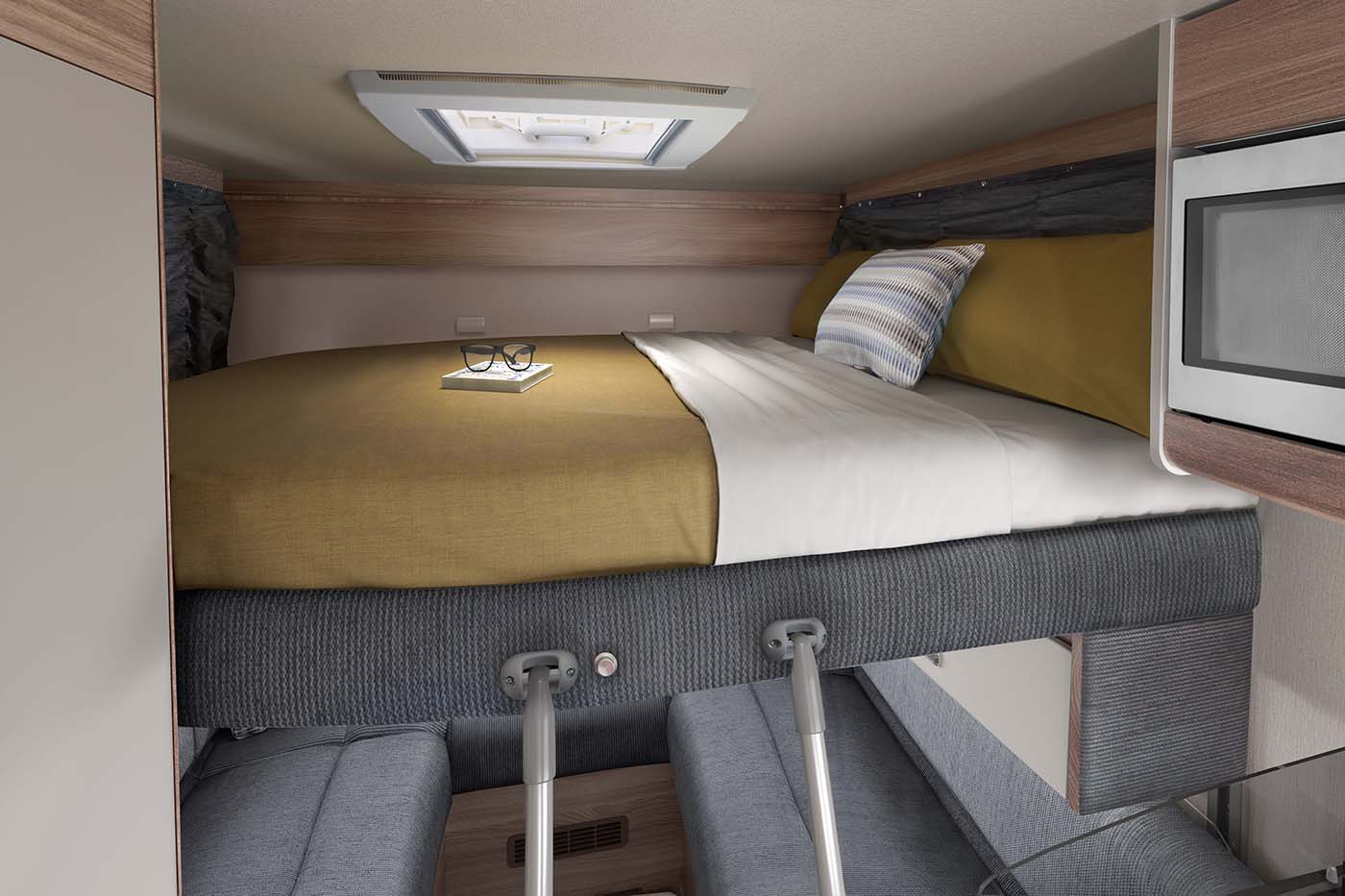 Motorhome hire Inkberrow Swift Compact C404