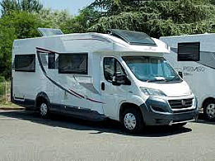 Rollerteam  747 Automatic Motorhome  for hire in  Dublin Ireland