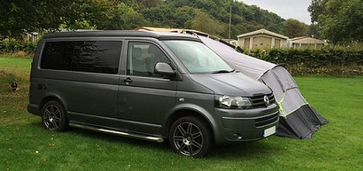 VW T5 Campervan Stanley hire Sidmouth