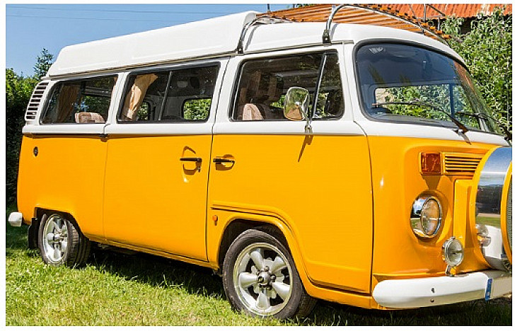 VW T2 Campervan Clementine hire Sidmouth