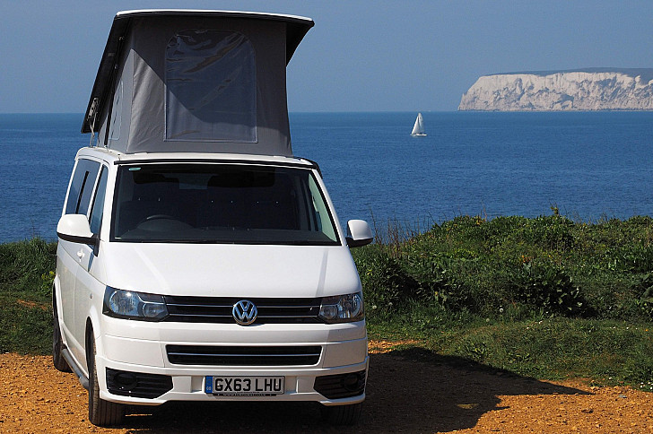 VW T5  LWB Camper called Isla hire Ryde