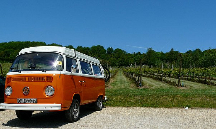 VW Baywindow Camper called Compton hire Ryde