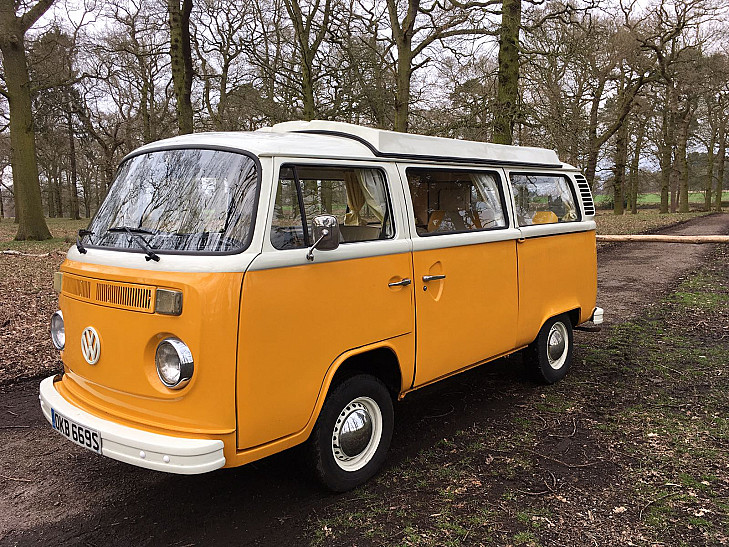 Volkswagen T2 Late Bay PopTop Camper hire Sale