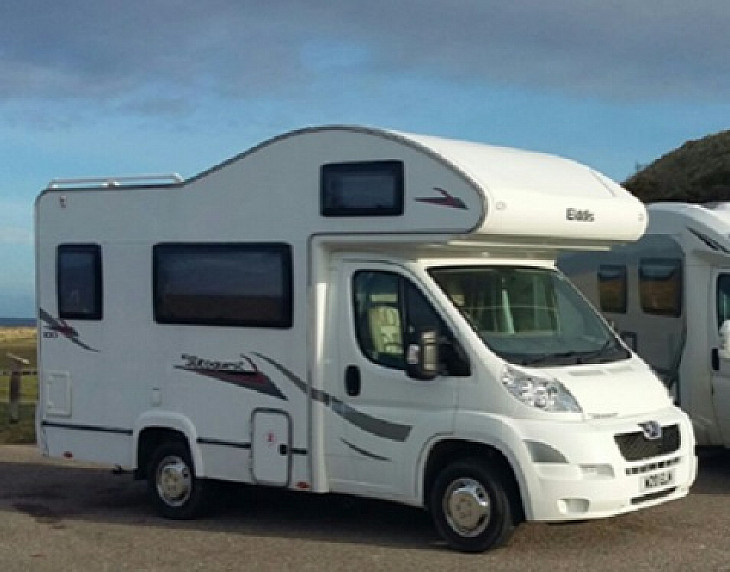 Motorhome hire Buckie Peugeot Elddis