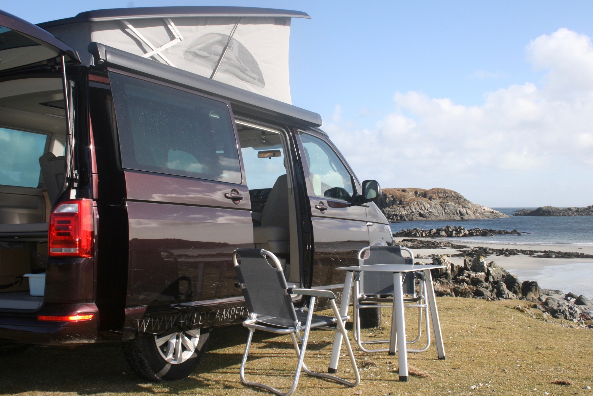 Campervan hire Glasgow Volkswagen T6 California Glasgow