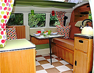 Campervan hire Gwynfryn