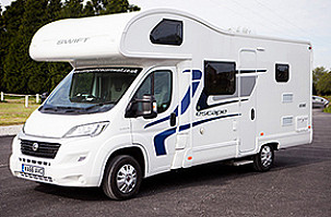Fiat Swift Escape 696 Motorhome  for hire in  Redruth,