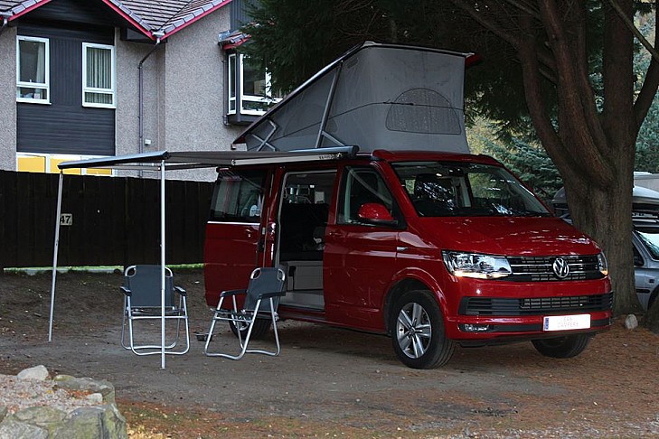 VW California 4 Berth Automatic Campervan hire Liverpool