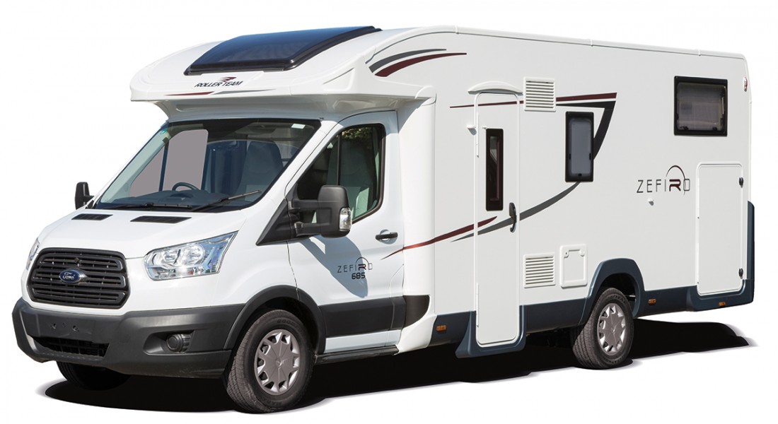 Motorhome hire Worcester Roller Team on Ford Chassis Zefiro 685