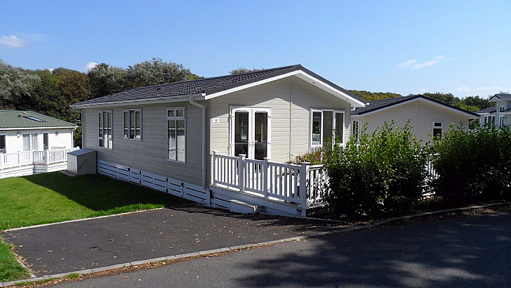 Caravan rental Milford on Sea - 2 bed Lodge