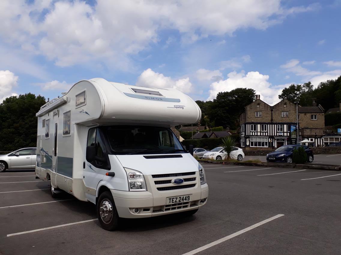 Motorhome hire Chesterfield Rimor Superbrig (Ford transit based)