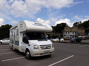 Motorhome hire Chesterfield