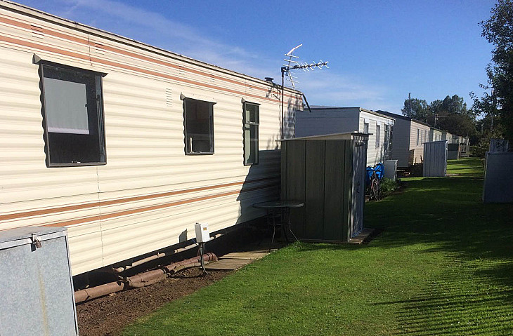 Caravan rental Mabelthorpe - Willerby Granada 12' wide