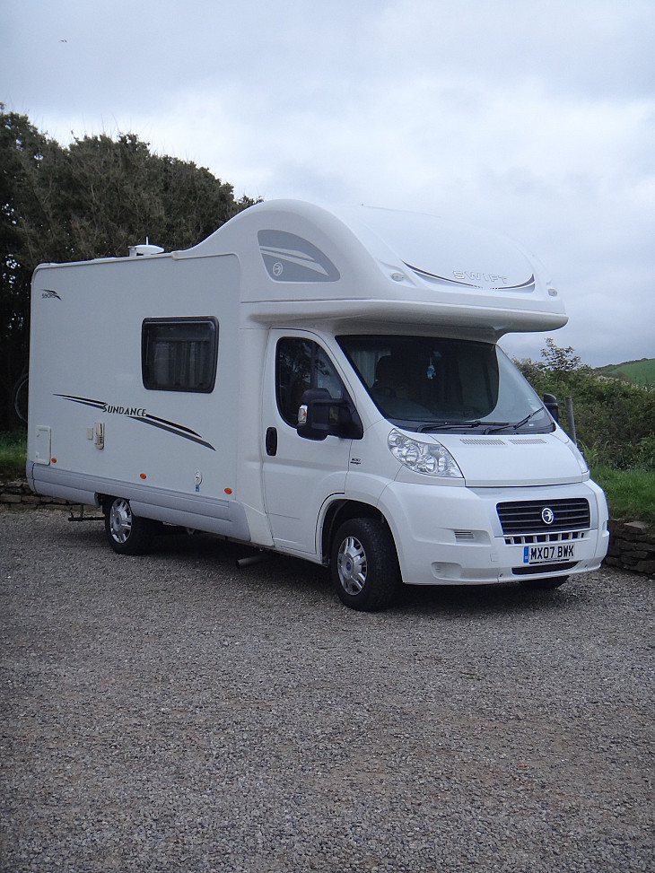 Motorhome hire Derby Fiat Ducato Swift 590 RS
